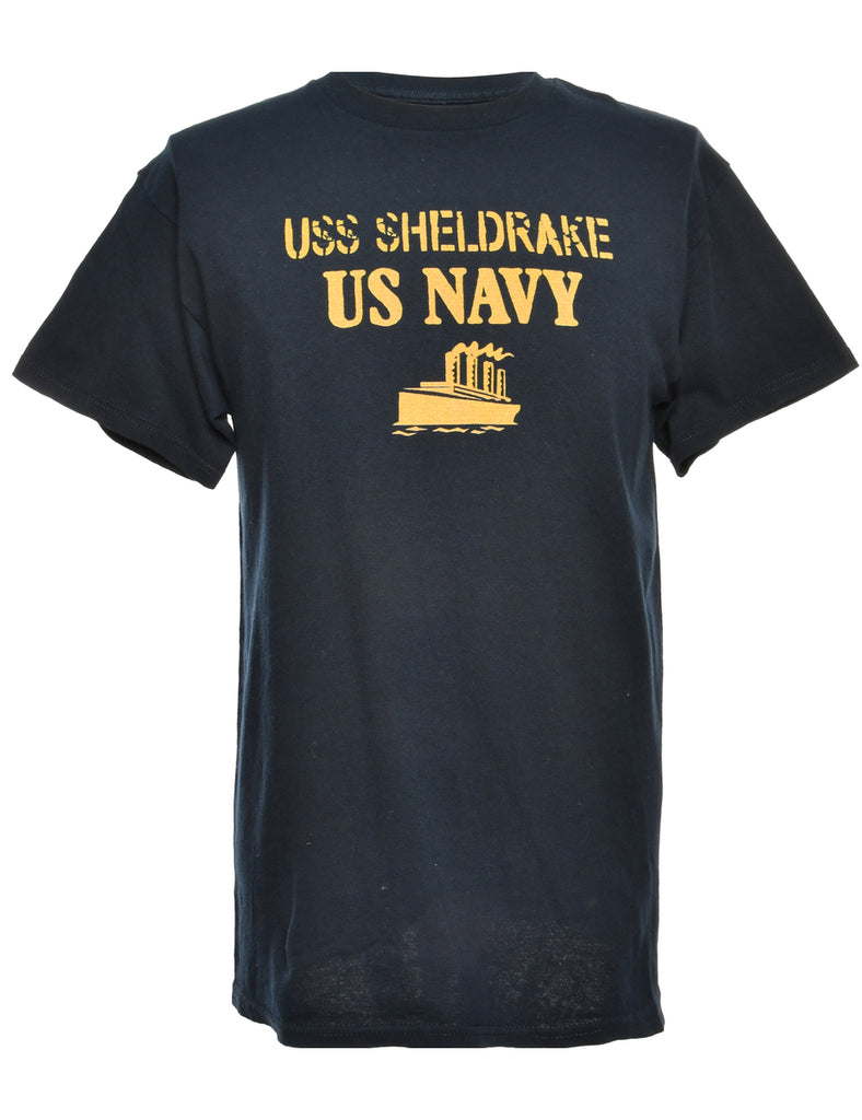 US Navy Printed T-shirt - S