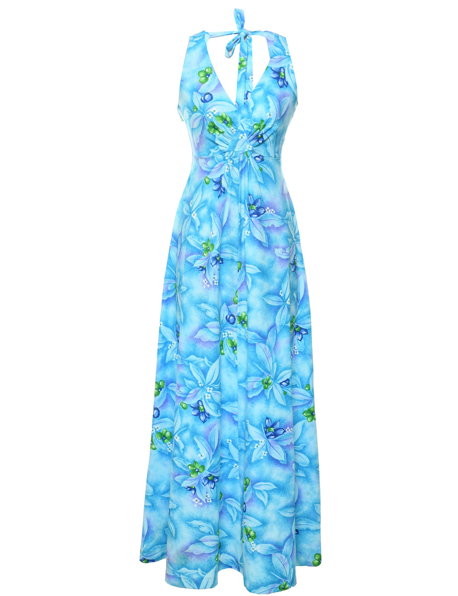Dreimaster vintage Women's Floral Print Maxi Dress