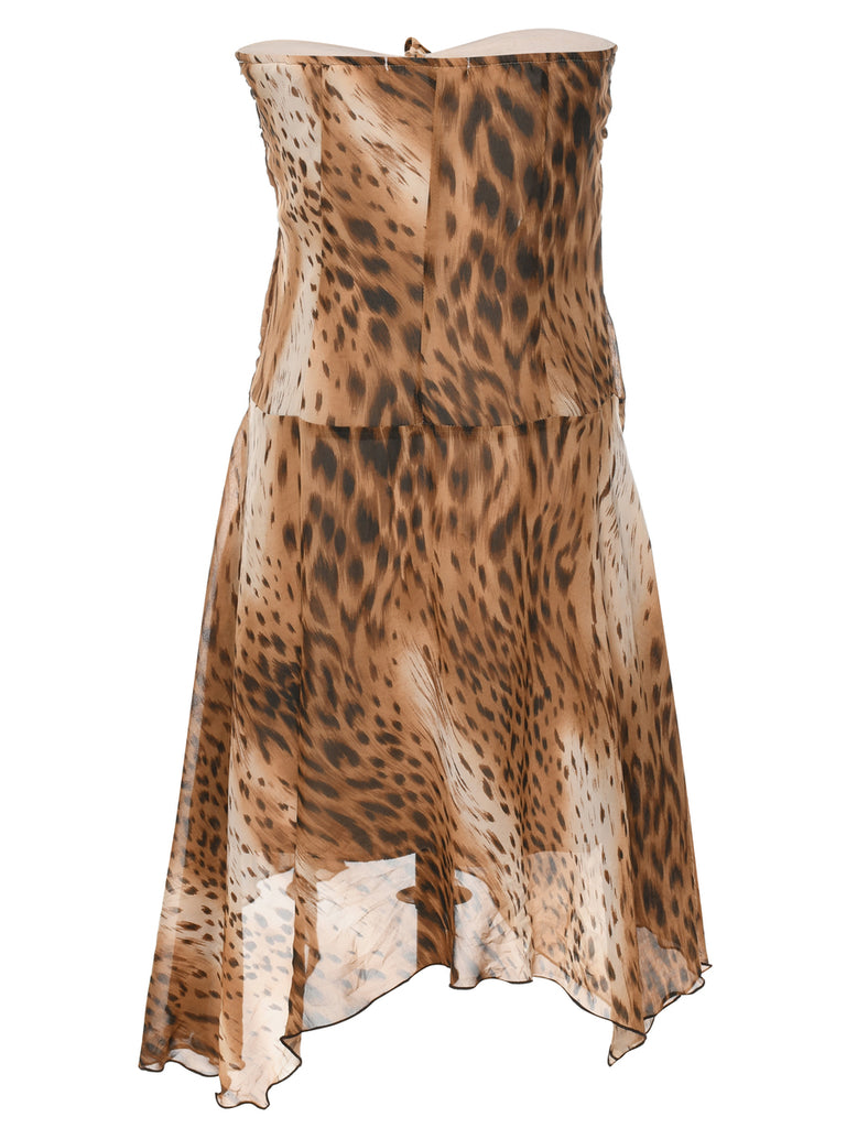 Animal Print Dress - M