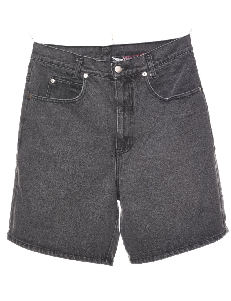 Black Denim Shorts - W29 L7