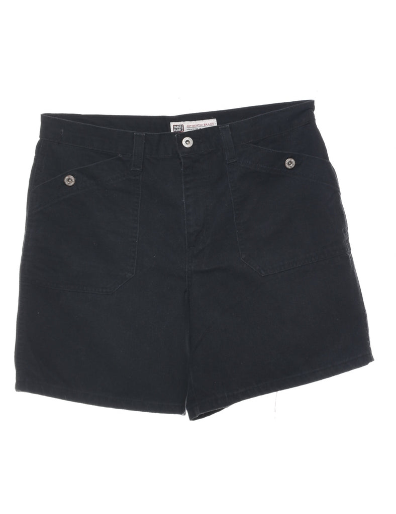 Black Denim Shorts - W33 L6