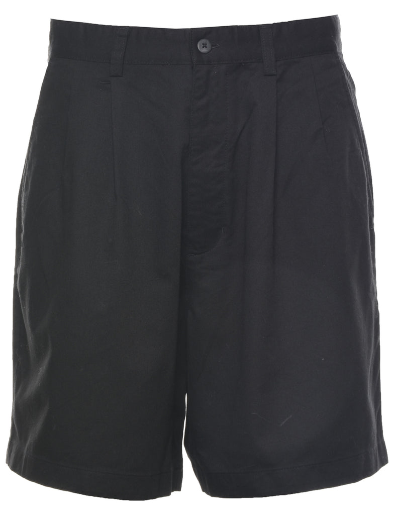 Black Plain Shorts - W30 L6