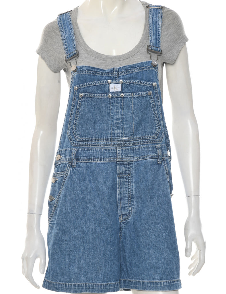 Calvin Klein Cropped Dungarees - W37 L4