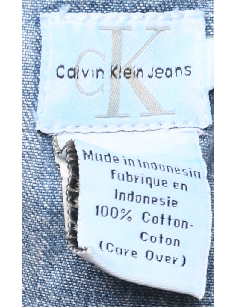 Calvin Klein Cropped Dungarees - W33 L3