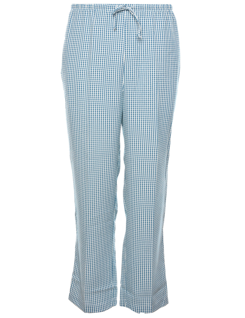 Checked Printed Trousers - W26 L29