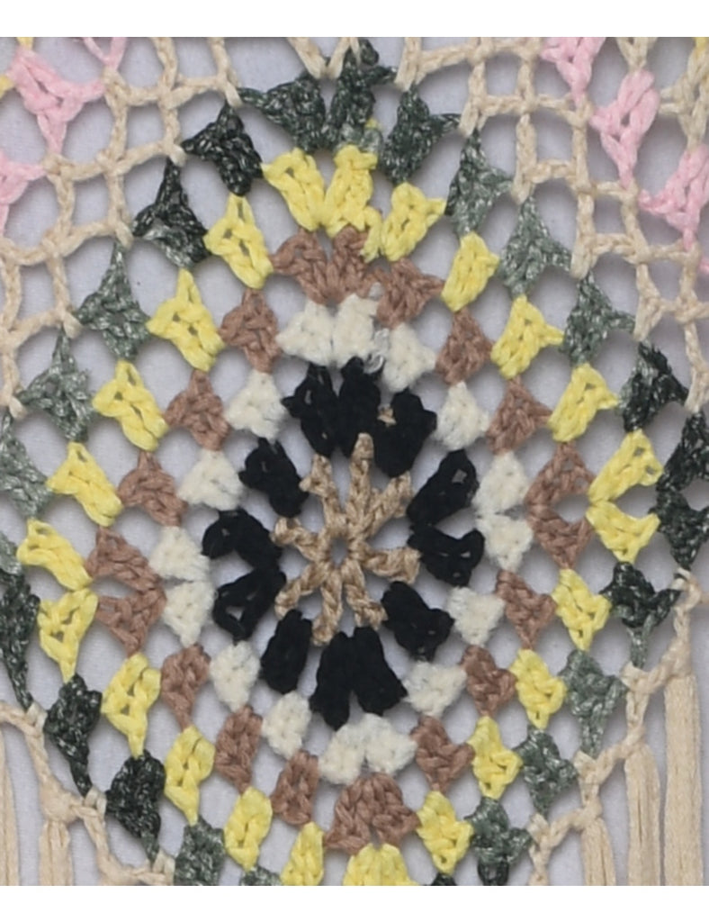 Crochet Sleeveless Dress - XXL