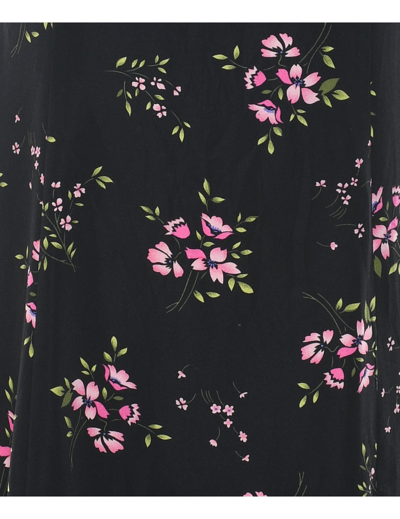 Ditzy Floral Print Dress - M