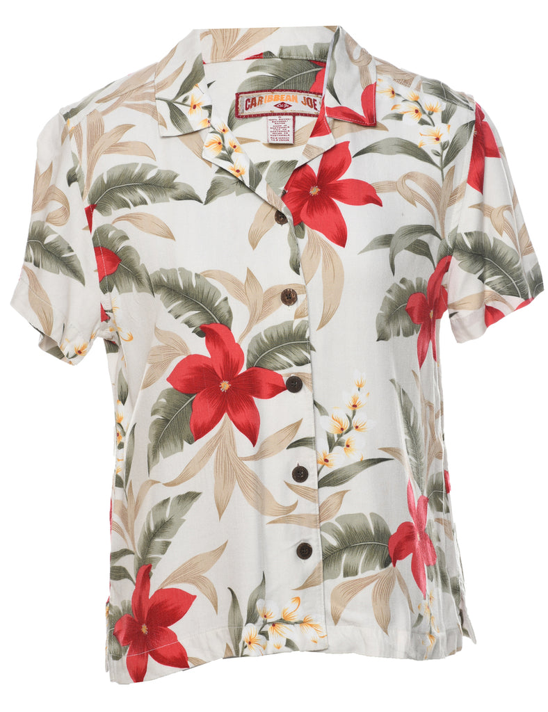 Floral Hawaiian Shirt - S