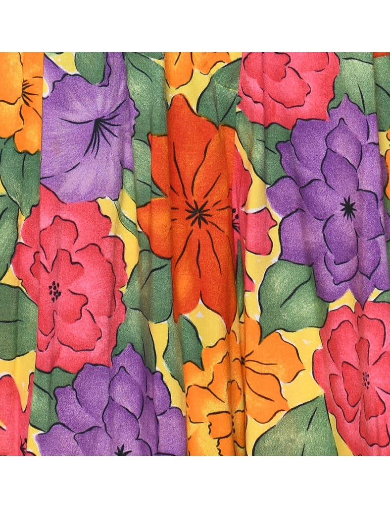 Floral Pattern Playsuit - M