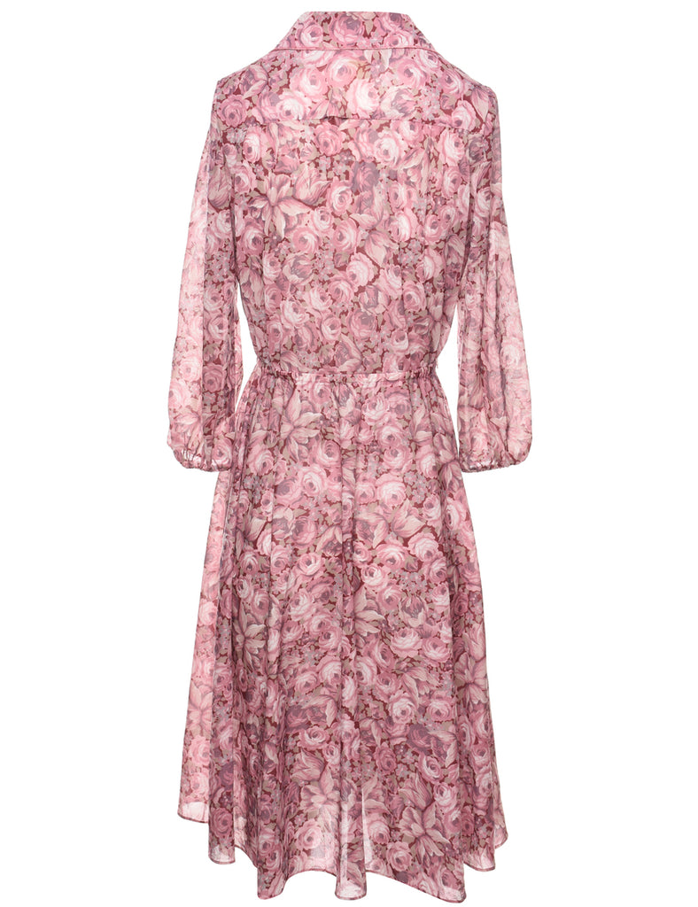 Floral Print Dress - M
