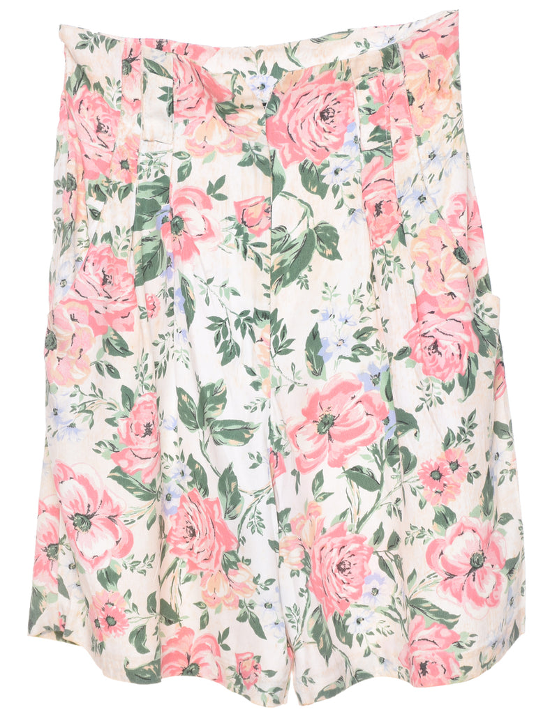 Floral Print Shorts - W27 L7