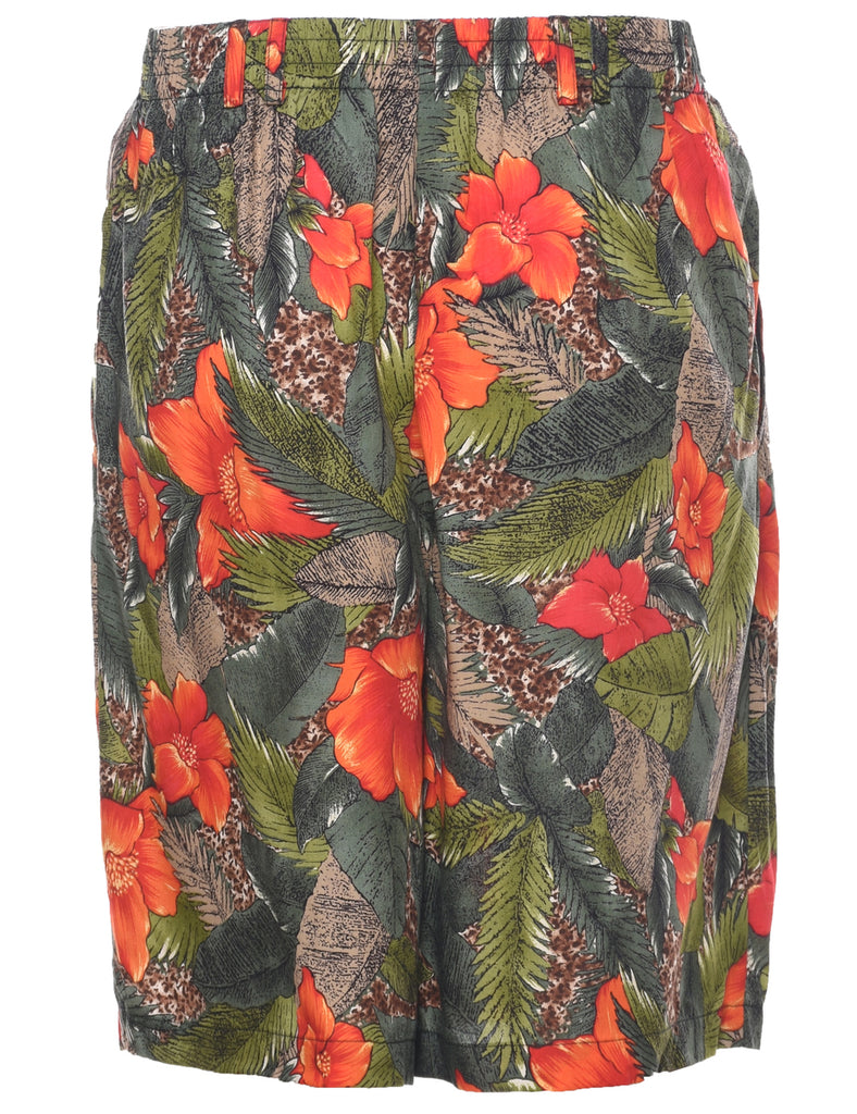 Floral Print Shorts - W27 L9