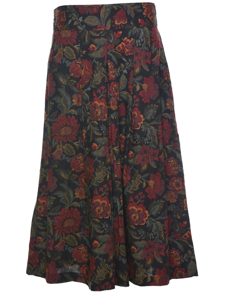 Floral Print Trousers - W35 L19