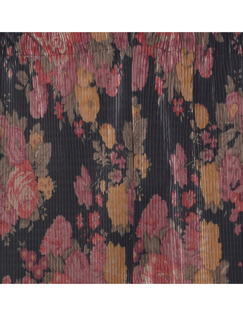 Floral Print Trousers - W26 L27