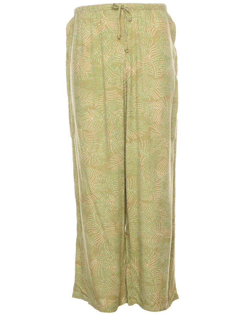Foliage  Printed Trousers - W27 L30