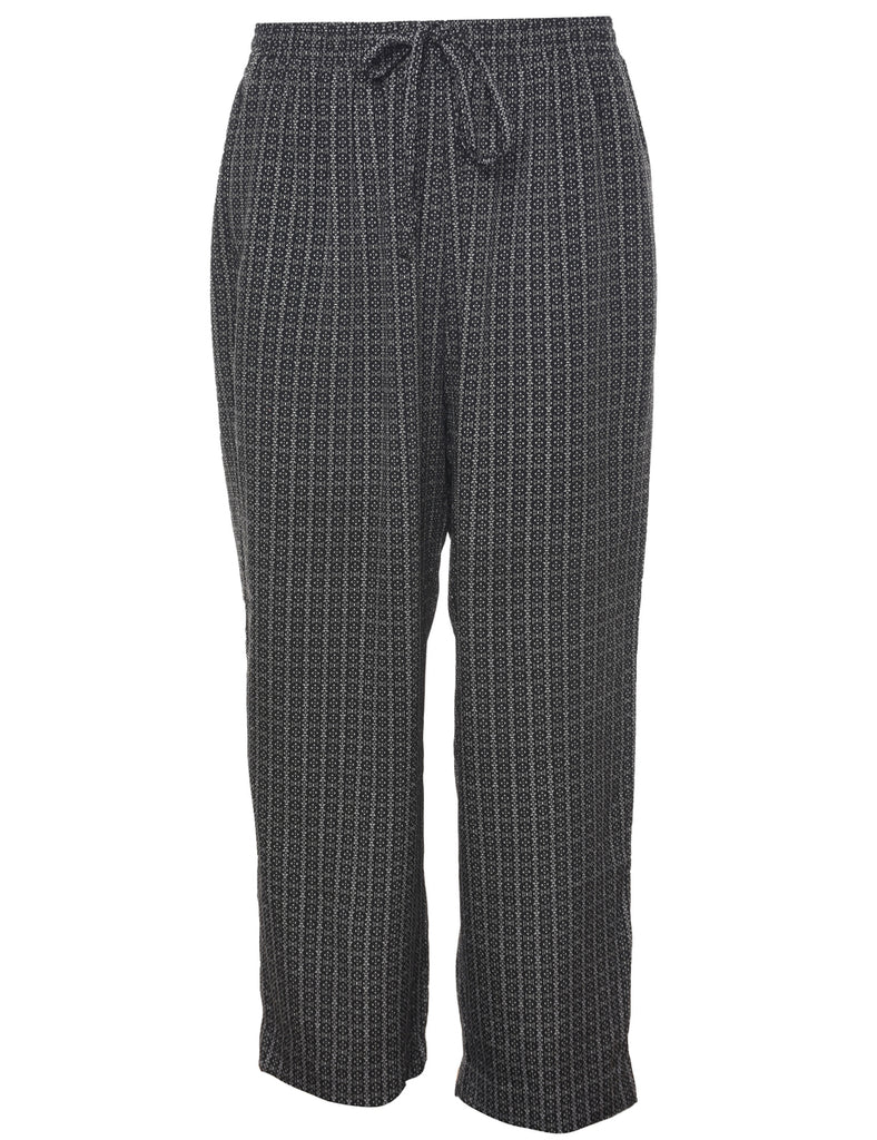 Geometric Pattern Trousers - W31 L25