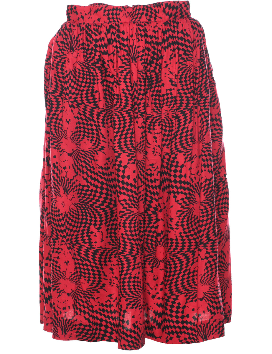 Abstract Geometric Colorful Women's Skirt main image 1
