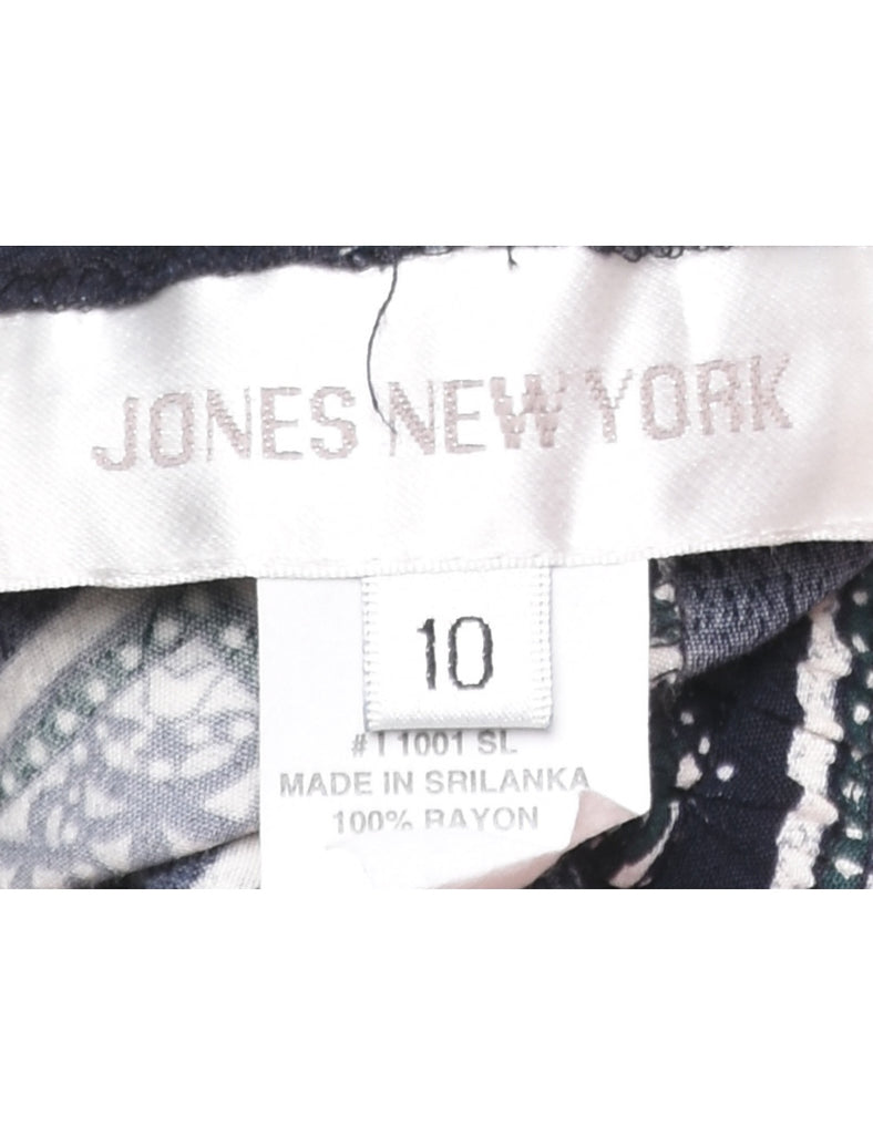 Jones New York Printed Trousers - W28 L28