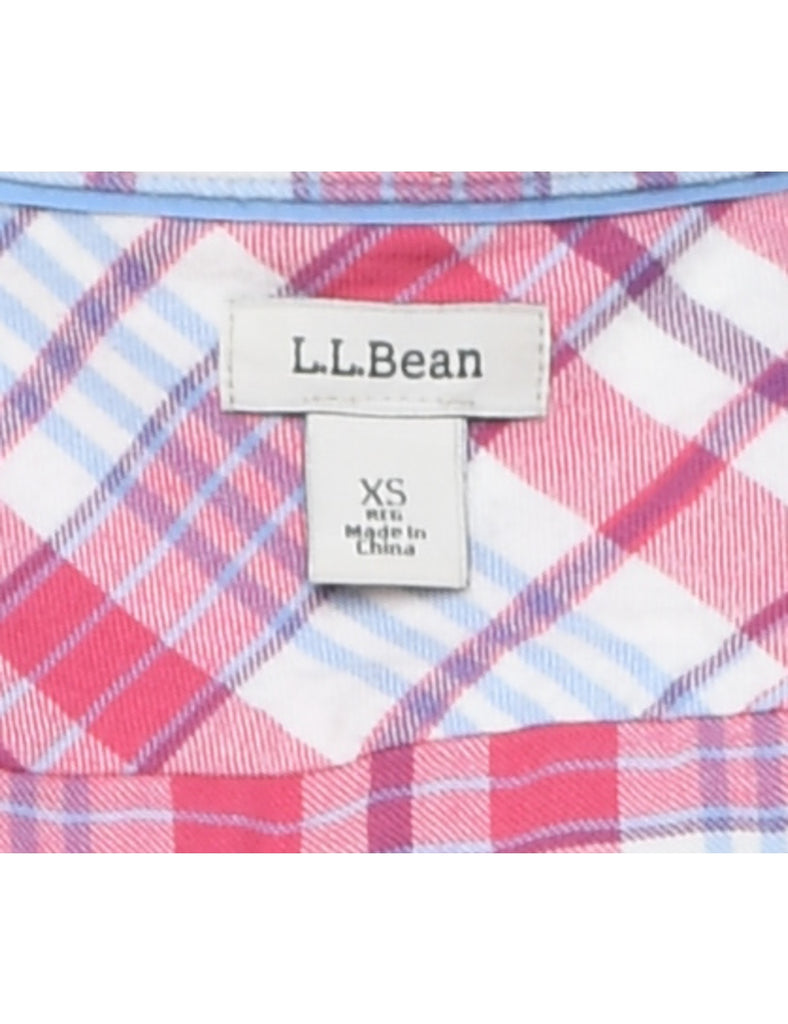 L.L. Bean Checked Shirt - XS