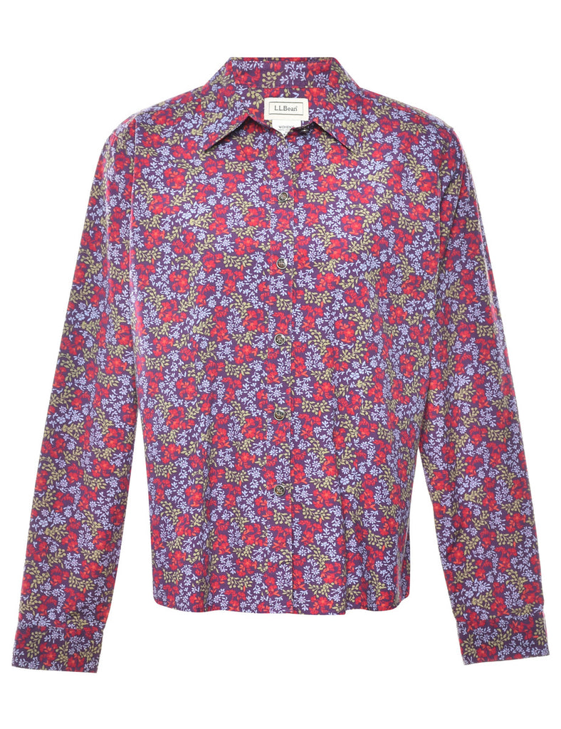 L.L. Bean Floral Shirt - M