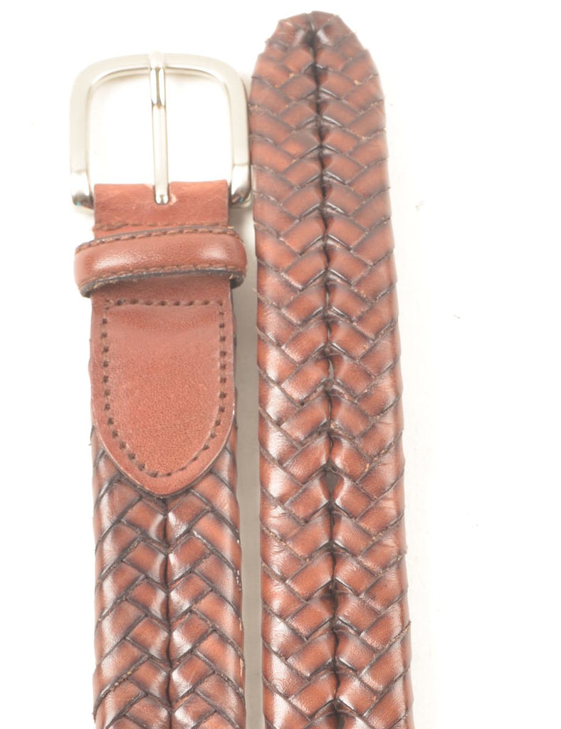 Leather Dark Brown Waist Belt - L