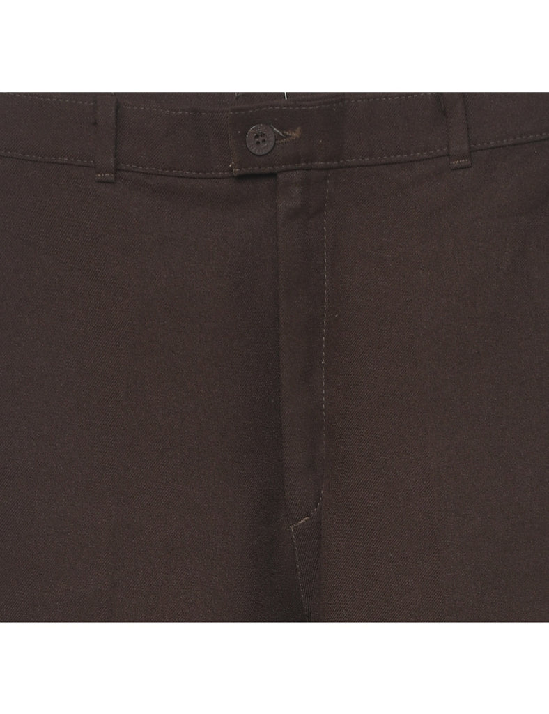 Lee Dark Brown Trousers - W24 L29
