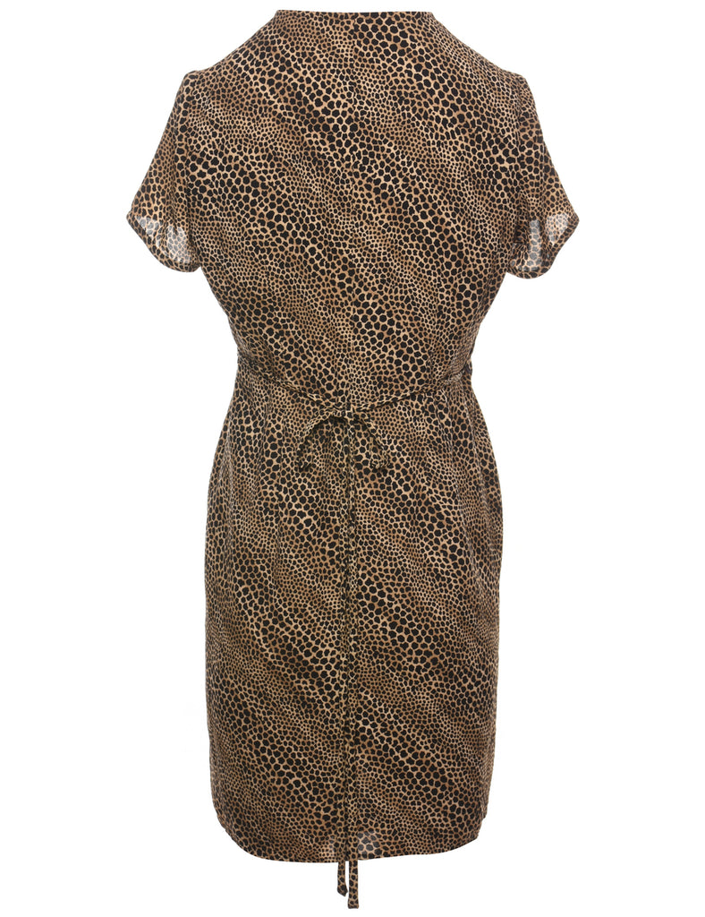 Leopard Print Dress - L
