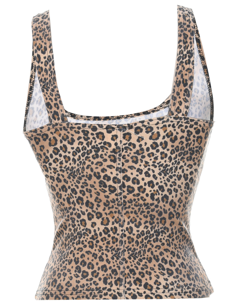 Leopard Printed Top - S