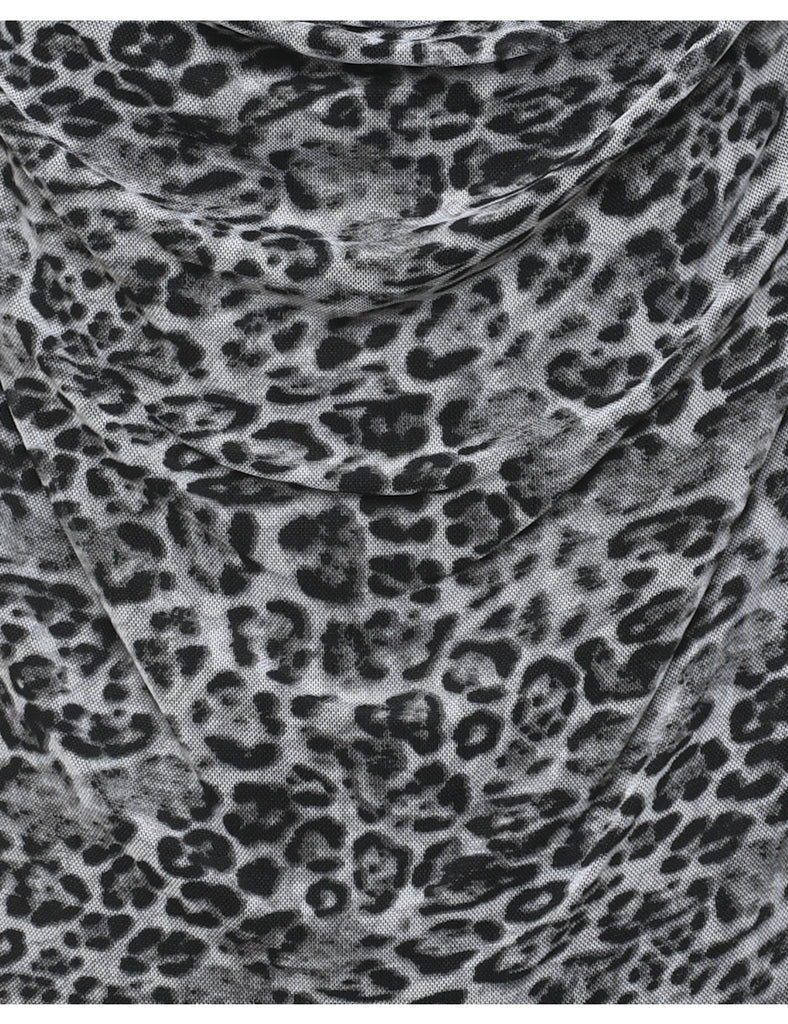 Leopard Printed Top - L