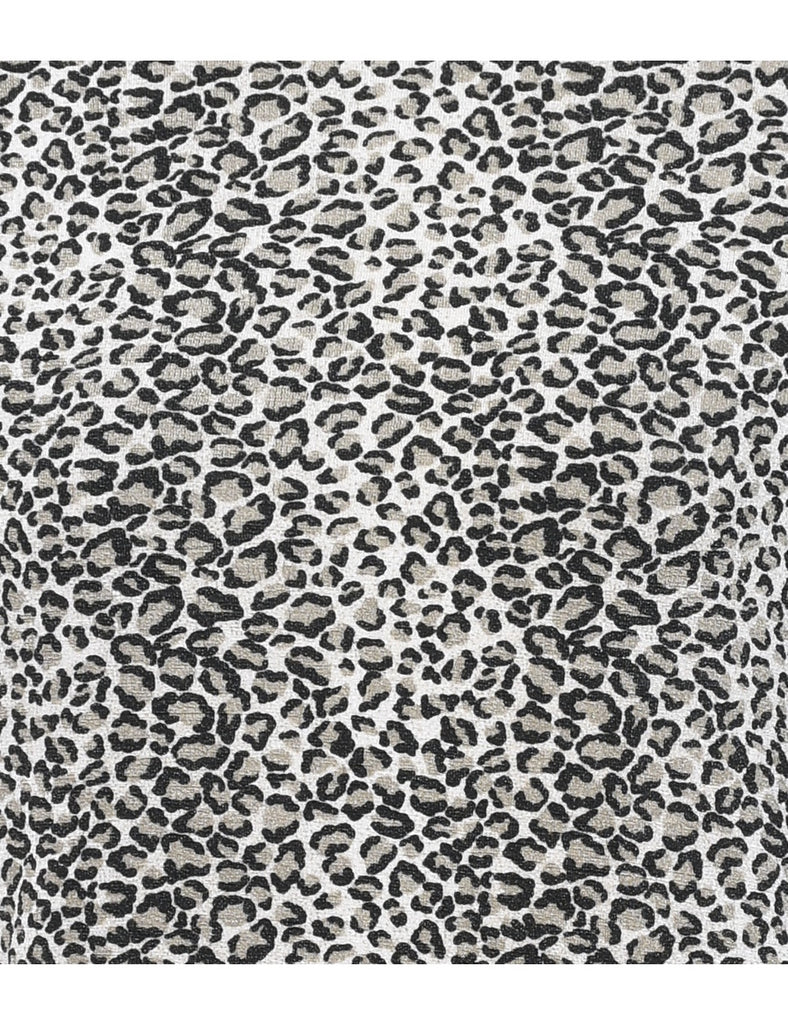 Leopard Printed Top - L