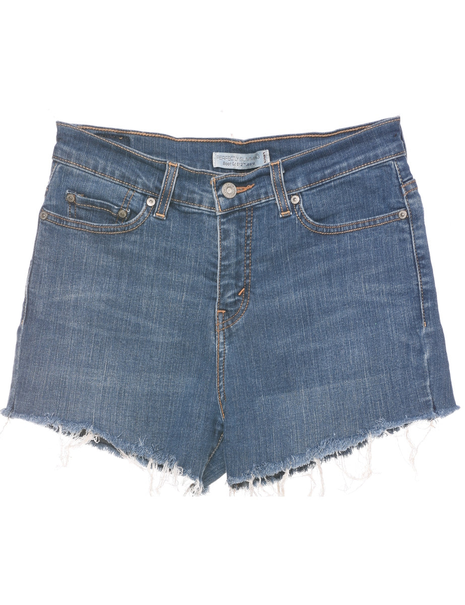 Levi's Cut-off Denim Vest, Men's Size L cotton Blue type light blue Vintage Second Hand