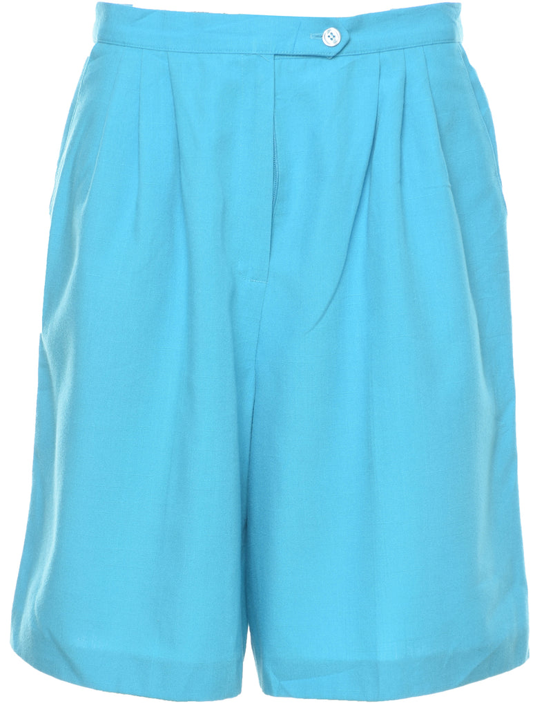 Light Blue Plain Shorts - W30 L9