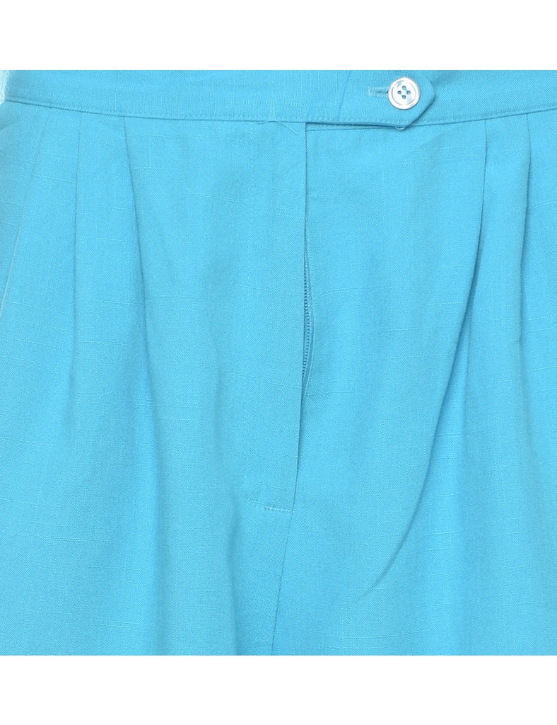 Light Blue Plain Shorts - W30 L9