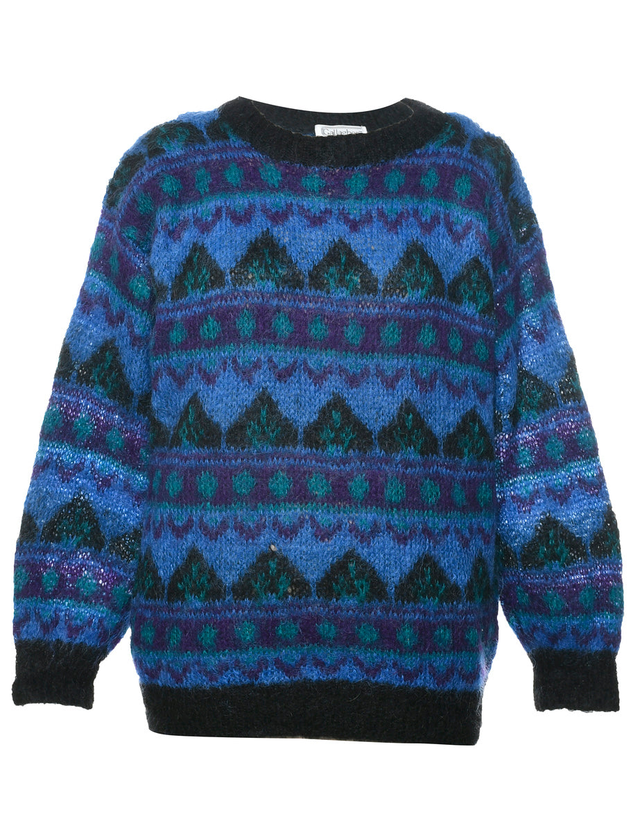 Vintage Multi-colour Jumper - L