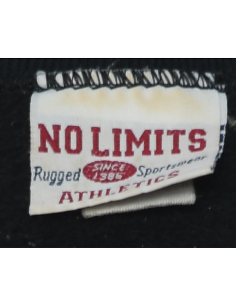 No Limits Sports Gear Printed Black Sweatshirt - S