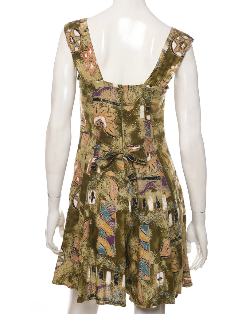 Olive Green Playsuit - M