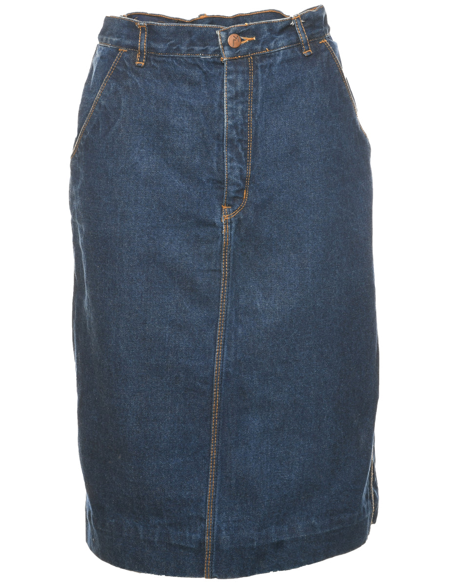 Vintage Pencil Shape Denim Skirt - S main image 0