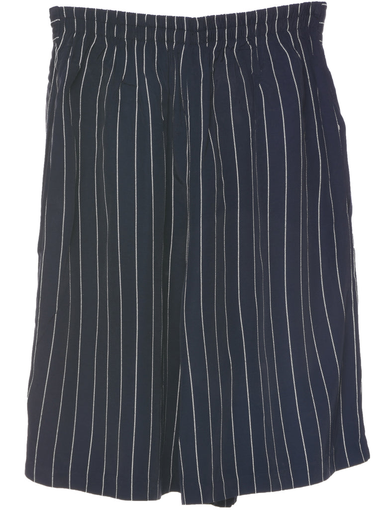 Pinstriped Navy Shorts - W23 L7