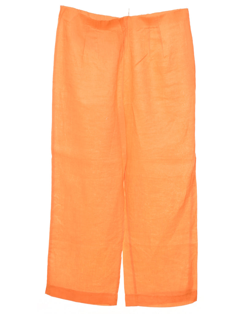 Sag Harbor Orange Wide Leg Trousers - W30 L24