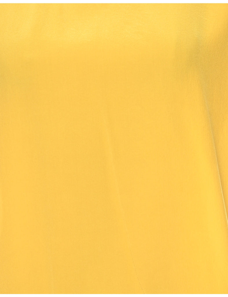 Silk Yellow Top - L