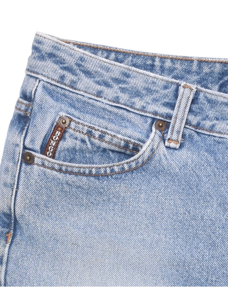 Stone Wash Denim Shorts - W28 L3