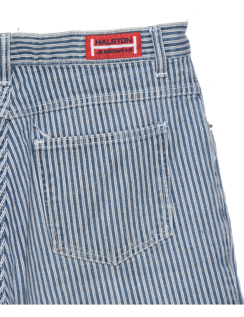Striped Denim Shorts - W29 L4