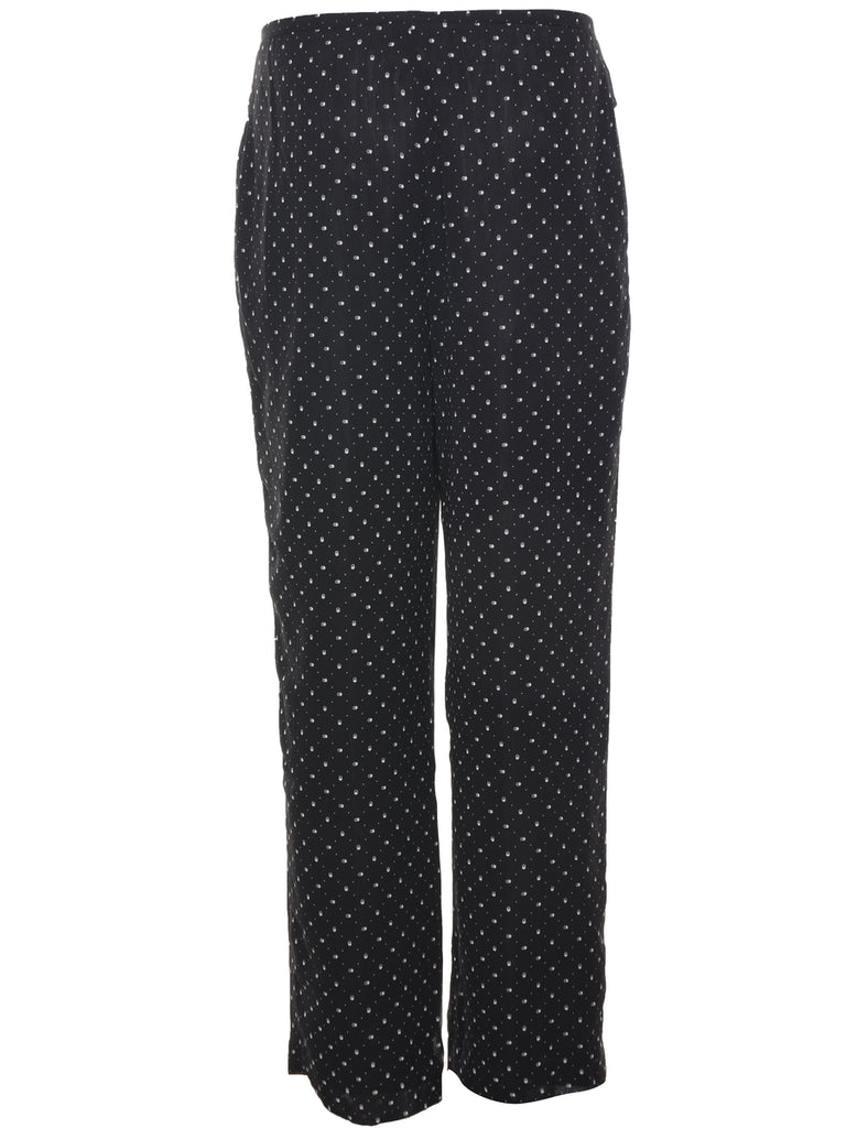 Tapered Printed Trousers - W27 L30