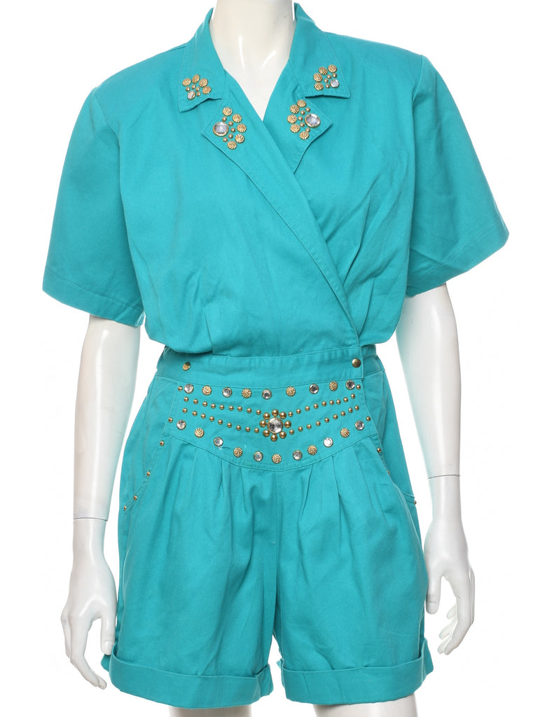 Turquoise Playsuit - M