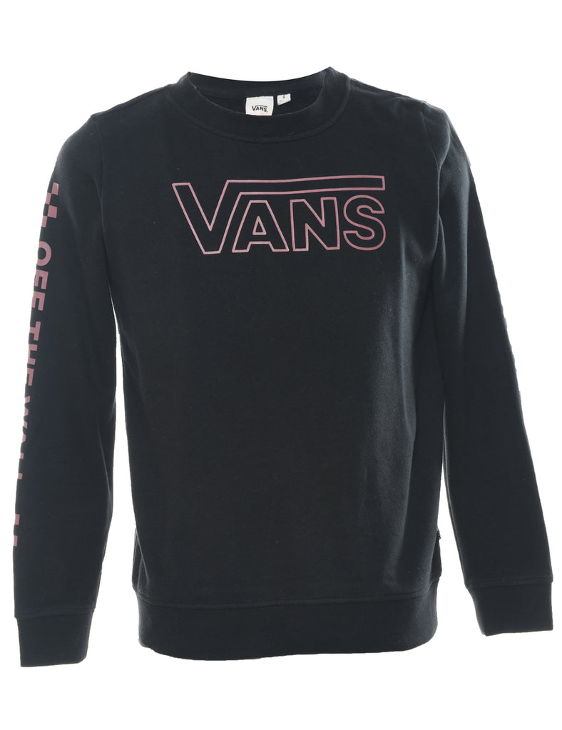 Vans Black & Pink Sweatshirt - S