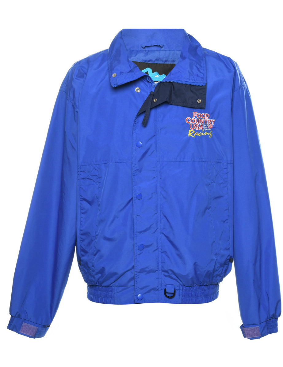 Autry Blue Nylon Shell Jacket main image 1