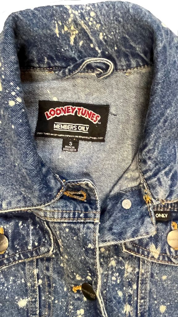 Rare Looney Tunes x Members Own Denim Jacket - S