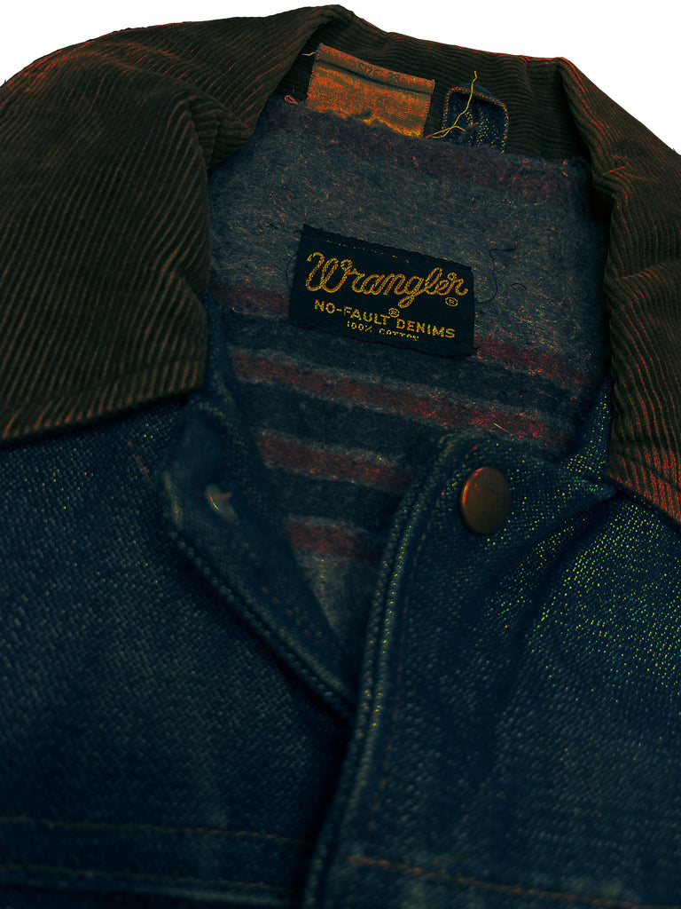 Rare c.1970s Wrangler Blanket Lined Jacket - S/M
