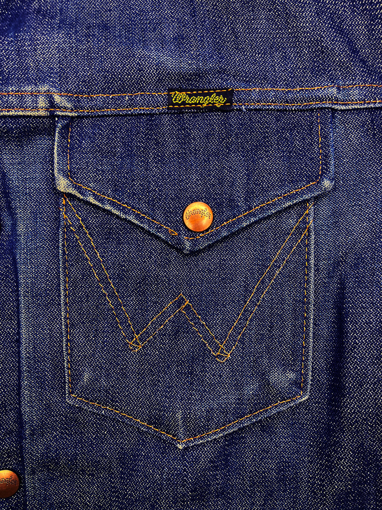 Rare c.1970s Wrangler Blanket Lined Jacket - S/M