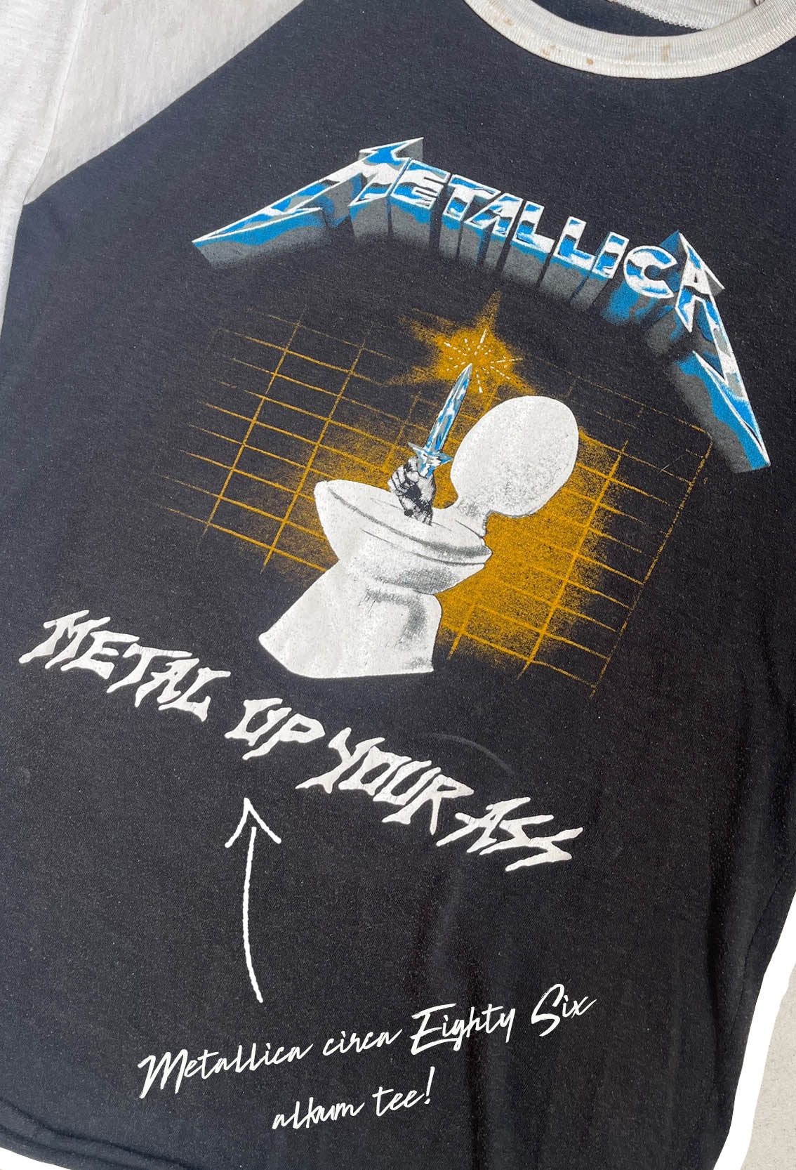 Metallica metal up your t shirt on sale